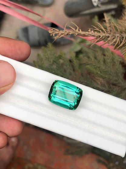 28.42 Carat Bluish-Green Tourmaline