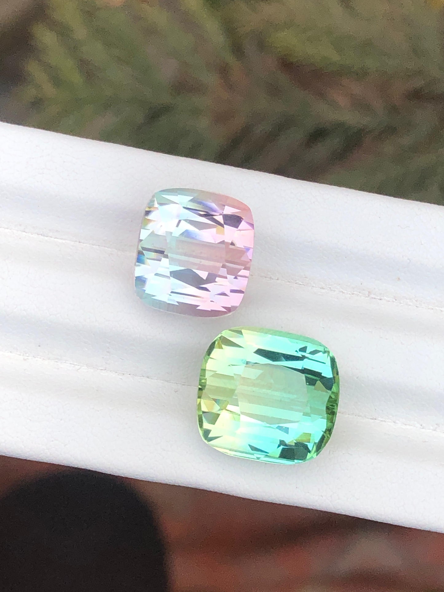 28.32 Carats of Natural Bicolour Tourmalines