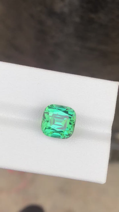 Natural Bluish-Green Afghan Tourmaline