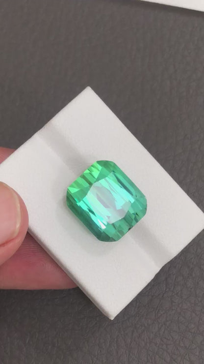 24.88 Carat Blue-Green Tourmaline