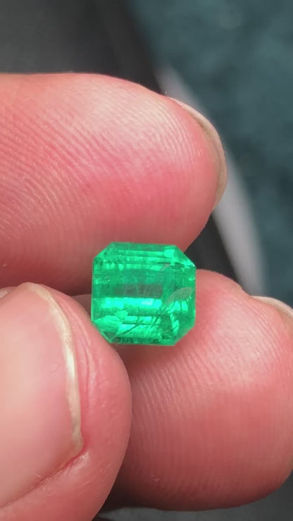 2.41 Carat Panjshir Emerald