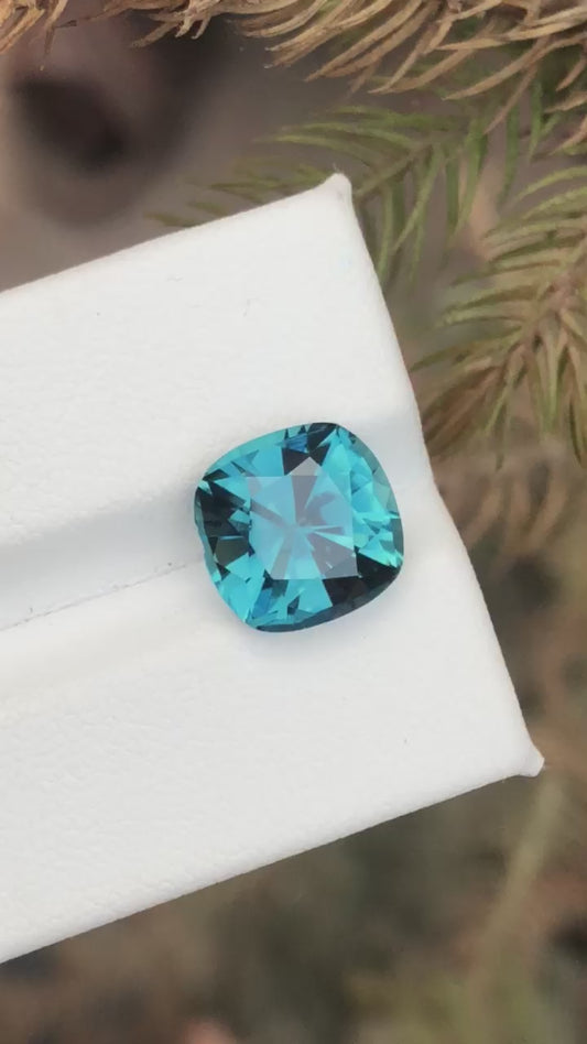 A Jewel of Serenity: 5 Carats Blue Tourmaline