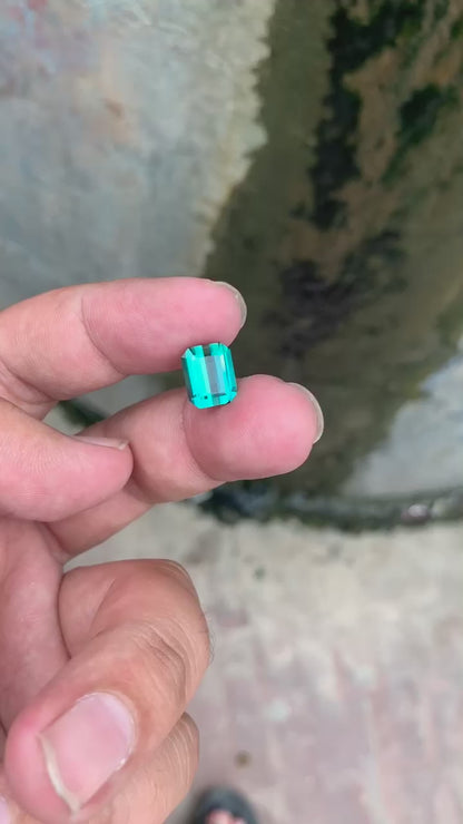 Blue Afghani tourmaline