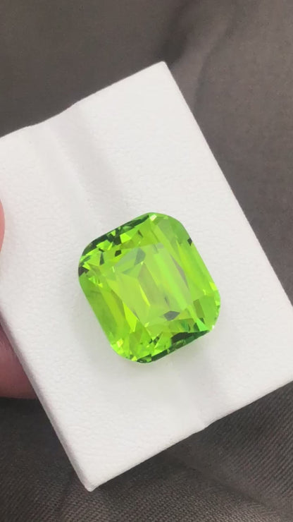 21.50 Carats Apple Green Tourmaline